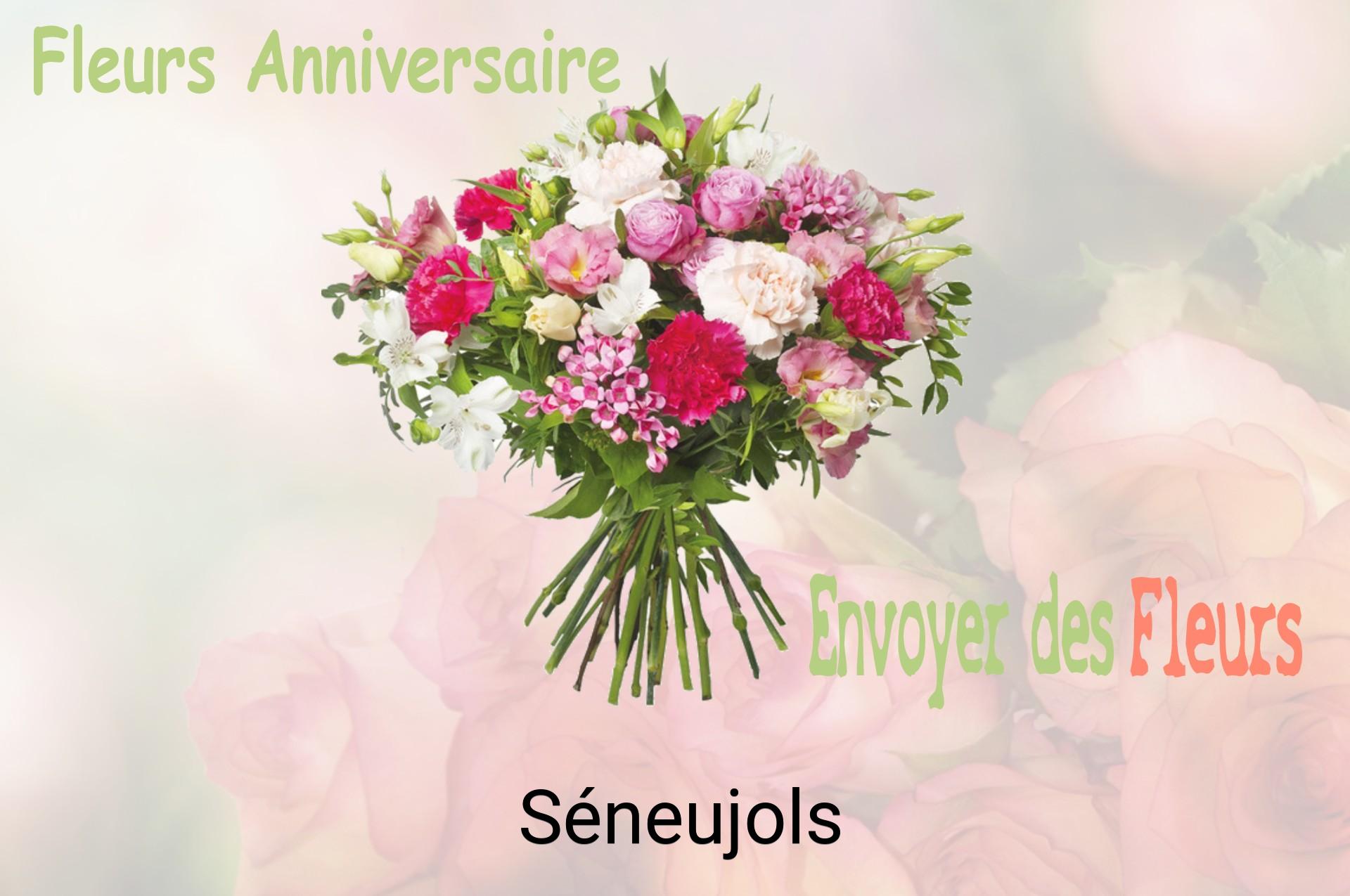 Bouquet de fleurs d’anniversaire livré à Séneujols