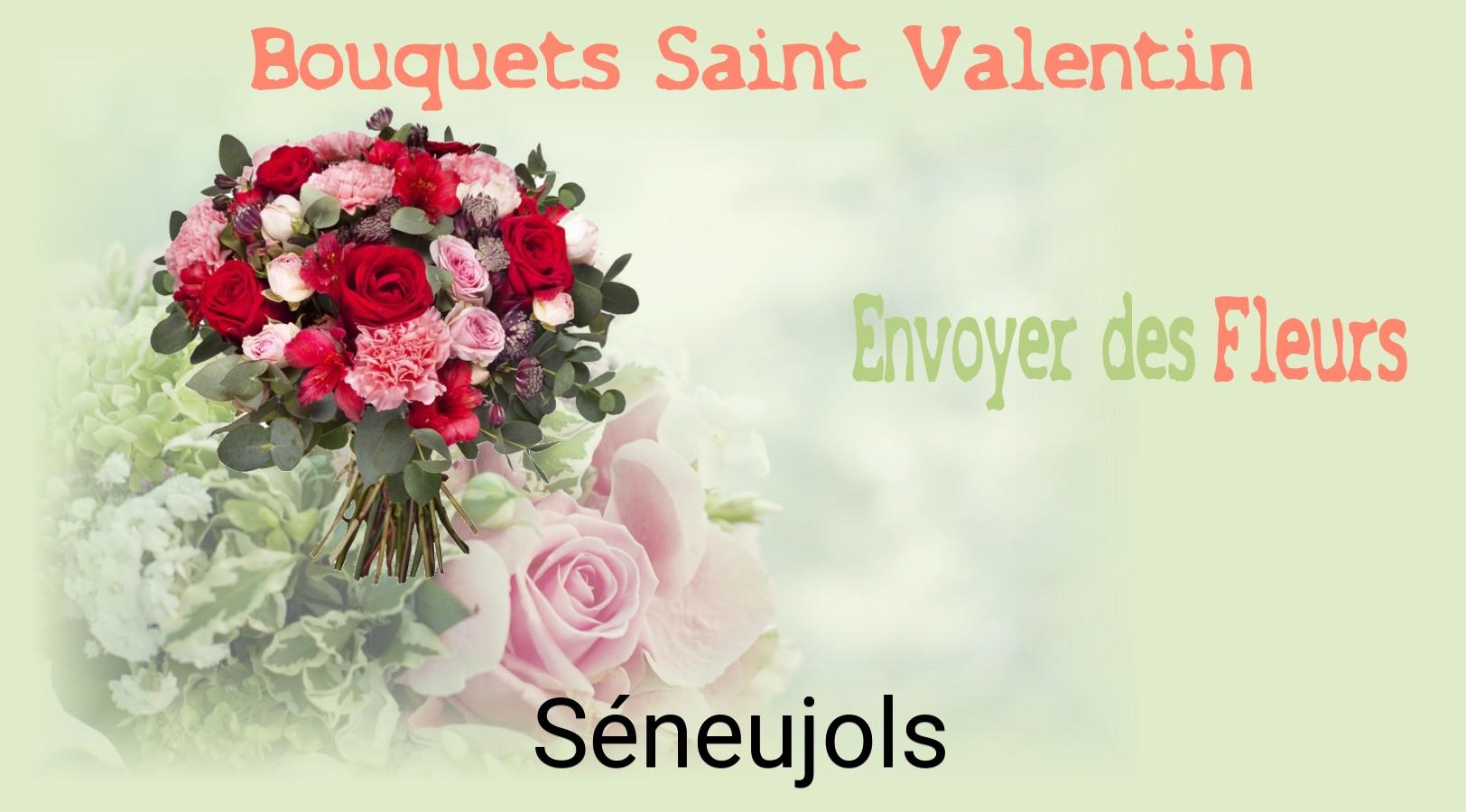 Roses de Saint-Valentin livrées à Séneujols